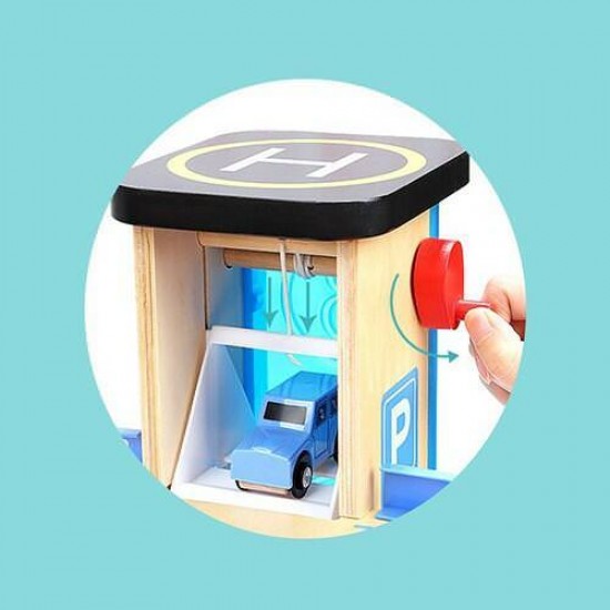 Primul meu garaj din lemn Topbright