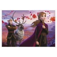 Puzzle 2 in 1 - Frozen II (77 piese)