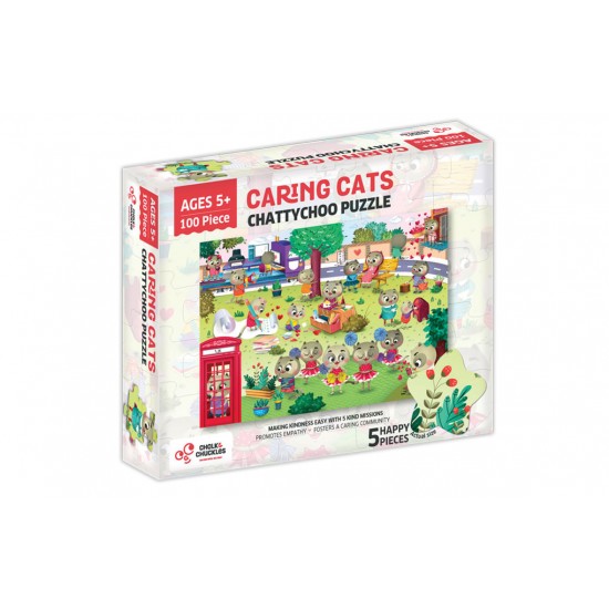 Puzzle cu surprize - Chatty Choo 100 piese