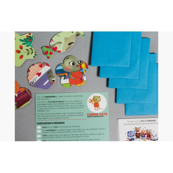 Puzzle cu surprize - Chatty Choo 100 piese