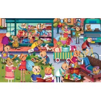 Puzzle cu surprize - Goodygum 100 piese