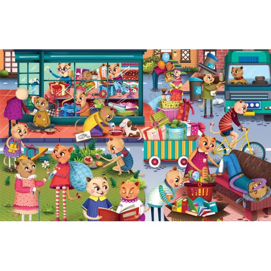 Puzzle cu surprize - Goodygum 100 piese
