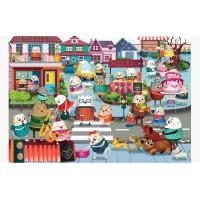 Puzzle cu surprize - Helpfilli 100 piese