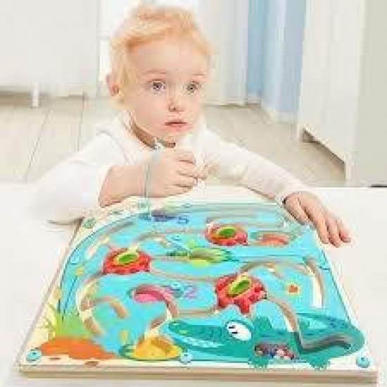 Puzzle labirint - Crocodilul