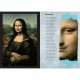 Puzzle Mona Lisa 300 piese cu carte
