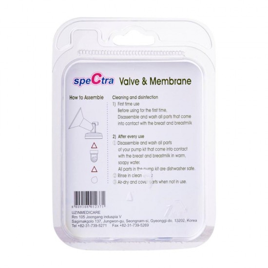 Set supape cu membrana