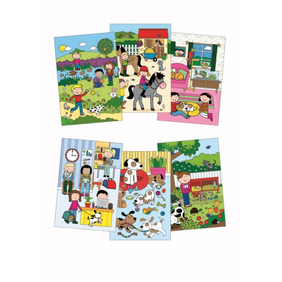 Carte de colorat Animale de companie Water Magic