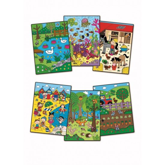 Water Magic Carte de colorat Who's Hiding?