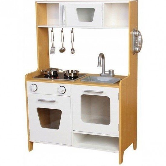 Bucatarie copii de lemn Ecotoys PLK534