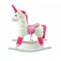 Balansoar de plus Nefere Calut Unicorn Alb