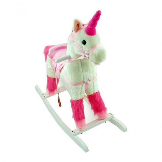 Balansoar de plus Nefere Calut Unicorn Alb