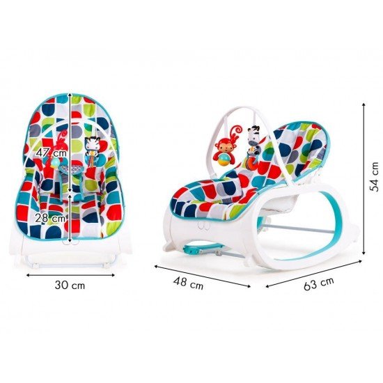 Balansoar Ecotoys Curcubeu