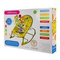 Balansoar EURObaby Little Savanna - Galben