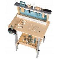 Banc de lucru cu unelte din lemn cu 32 de elemente Ecotoys