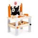 Banc de lucru din lemn 63 piese Ecotoys