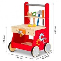 Banc de lucru tamplarie din lemn Ecotoys