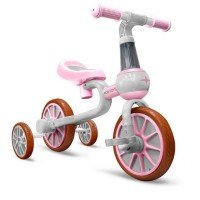 Bicicleta copii cu roti ajutatoare Ecotoys LC-V1311 - Roz