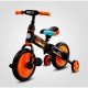 Bicicleta cu sau fara pedale si roti ajutatoare Sun Baby Molto Orange
