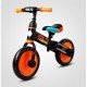 Bicicleta cu sau fara pedale si roti ajutatoare Sun Baby Molto Orange