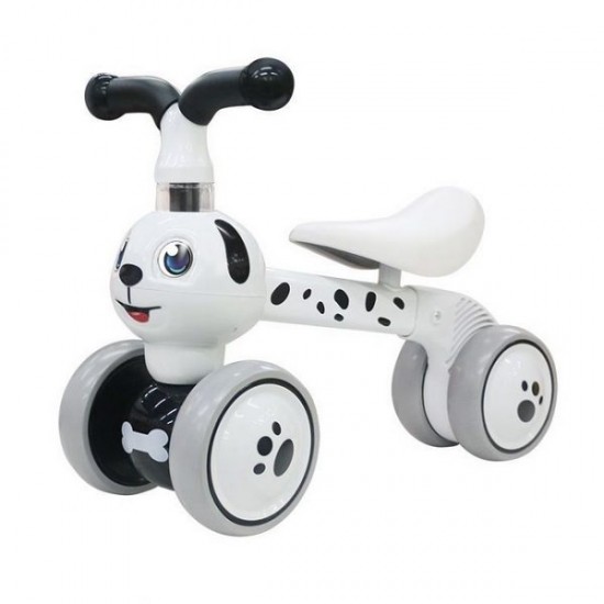 Bicicleta fara pedale Ecotoys Catel - Alb