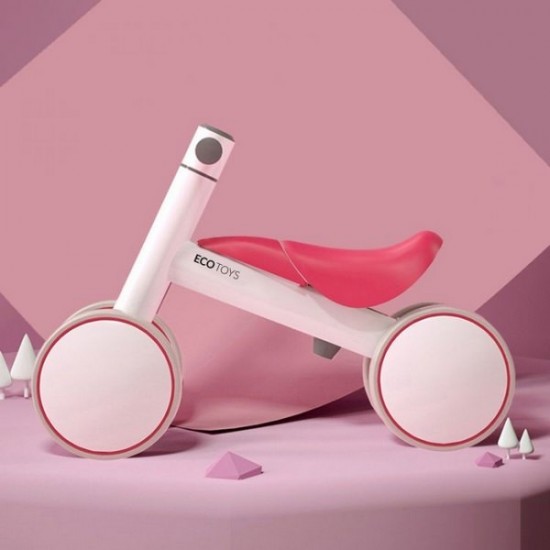 Bicicleta fara pedale Ecotoys Pink