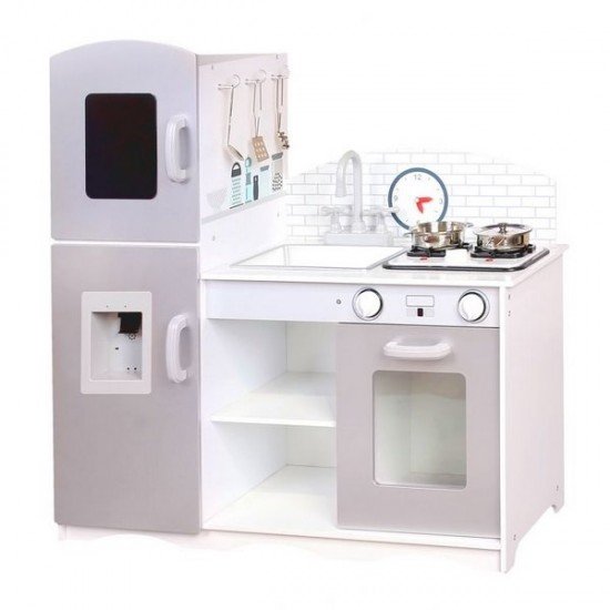 Bucatarie copii din lemn XXL Ecotoys cu accesorii