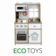 Bucatarie copii din lemn Ecotoys