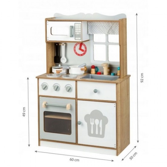 Bucatarie copii din lemn Ecotoys