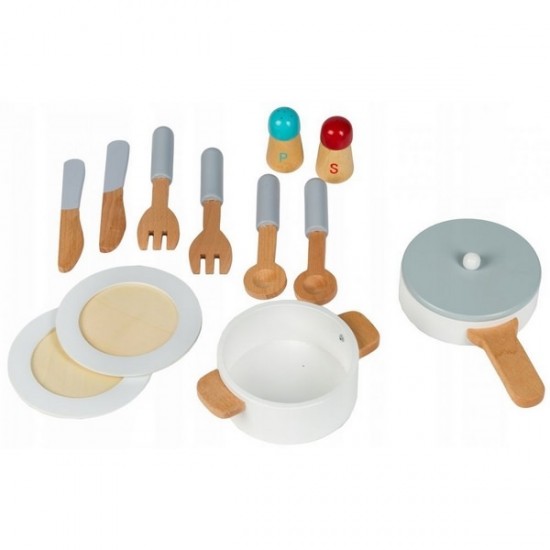 Bucatarie copii din lemn Ecotoys