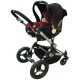 Carucior copii 2 in 1 EURObaby BaoBao - Albastru