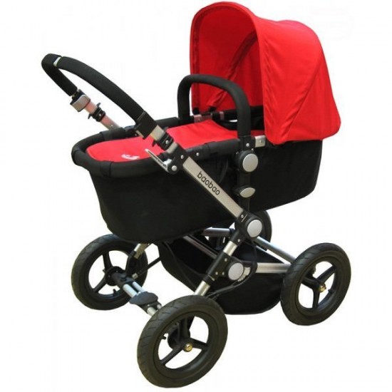 Carucior copii 2 in 1 Eurobaby BaoBao - Rosu