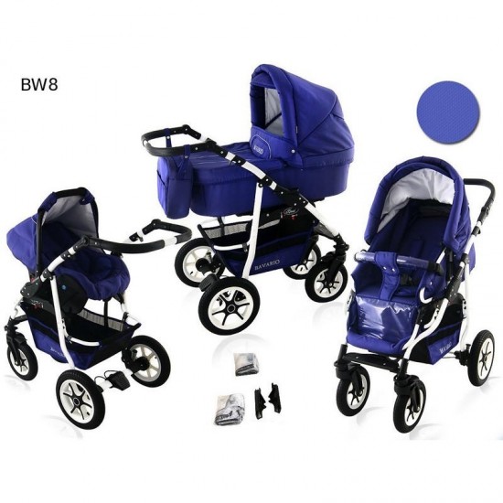 Carucior copii 3 in 1 Krasnal Bavario BW8