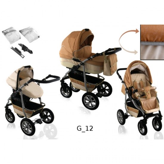 Carucior 3 in 1 Krasnal CityGo G12