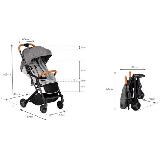 Carucior sport Kidwell Mavero Black Brown