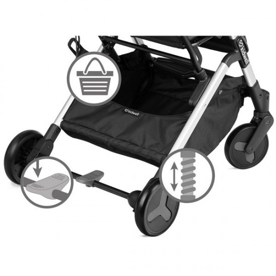 Carucior sport Kidwell Mavero Silver Black