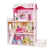 Casuta de papusi California cu papusa Ecotoys