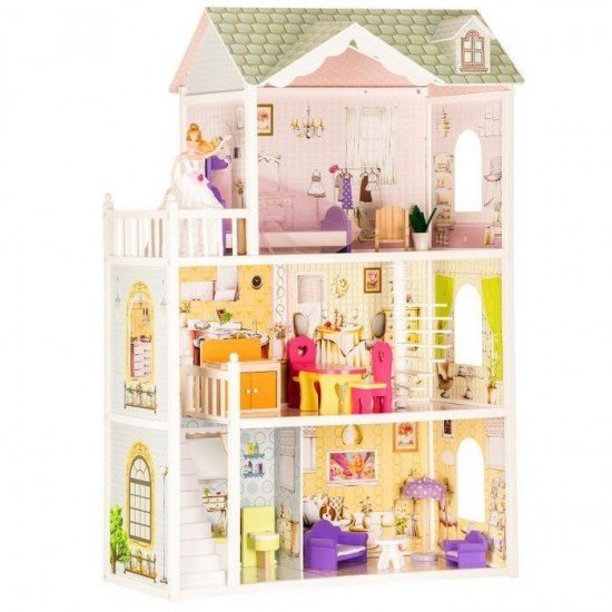 Casuta de basm fara garaj Beverly Hills Ecotoys