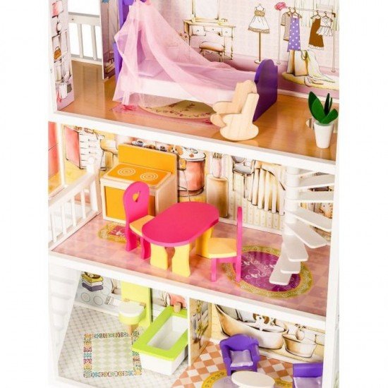 Casuta de basm fara garaj Beverly Hills Ecotoys