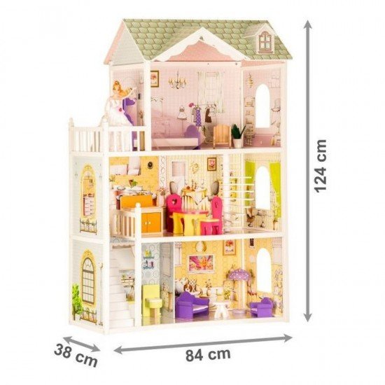 Casuta de basm fara garaj Beverly Hills Ecotoys