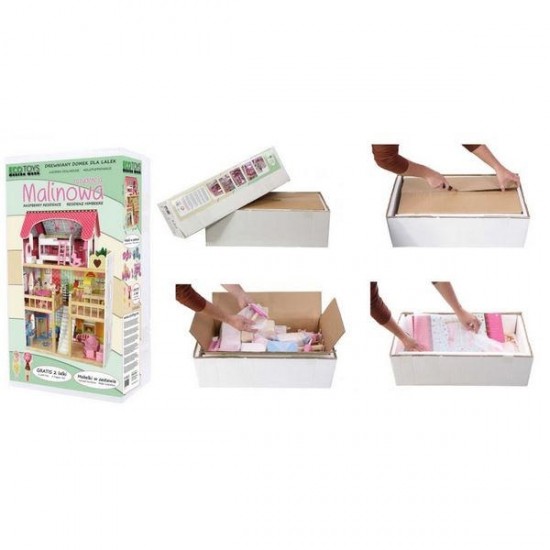 Casuta papusi de basm zmeurica 4109 Ecotoys