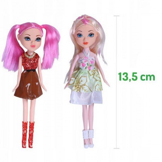 Casuta papusi Zmeurica cu 2 papusi si lift Ecotoys