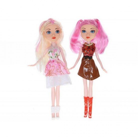 Casuta papusi de basm Zmeurica Ecotoys cu 2 papusi si lift