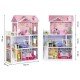 Casuta de papusi din lemn cu mobilier XXL Ecotoys