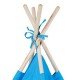 Cort de indieni Ecotoys - Albastru