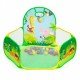 Cort de joaca Jungla cu 50 de bile multicolore Ecotoys