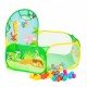 Cort de joaca Jungla cu 50 de bile multicolore Ecotoys
