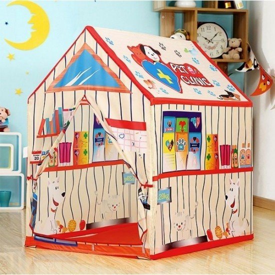 Cort de joaca tip Clinica Veterinara cu motive grafice 