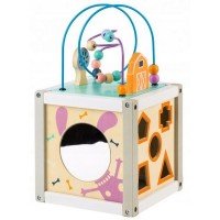 Cub educational din lemn Ecotoys 1030 