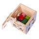 Cub educational din lemn Ecotoys 2047 