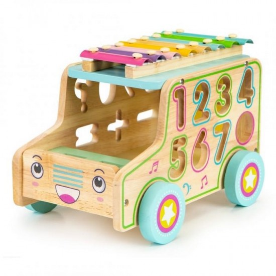 Jurcarie educativa masinuta cu cifre Ecotoys